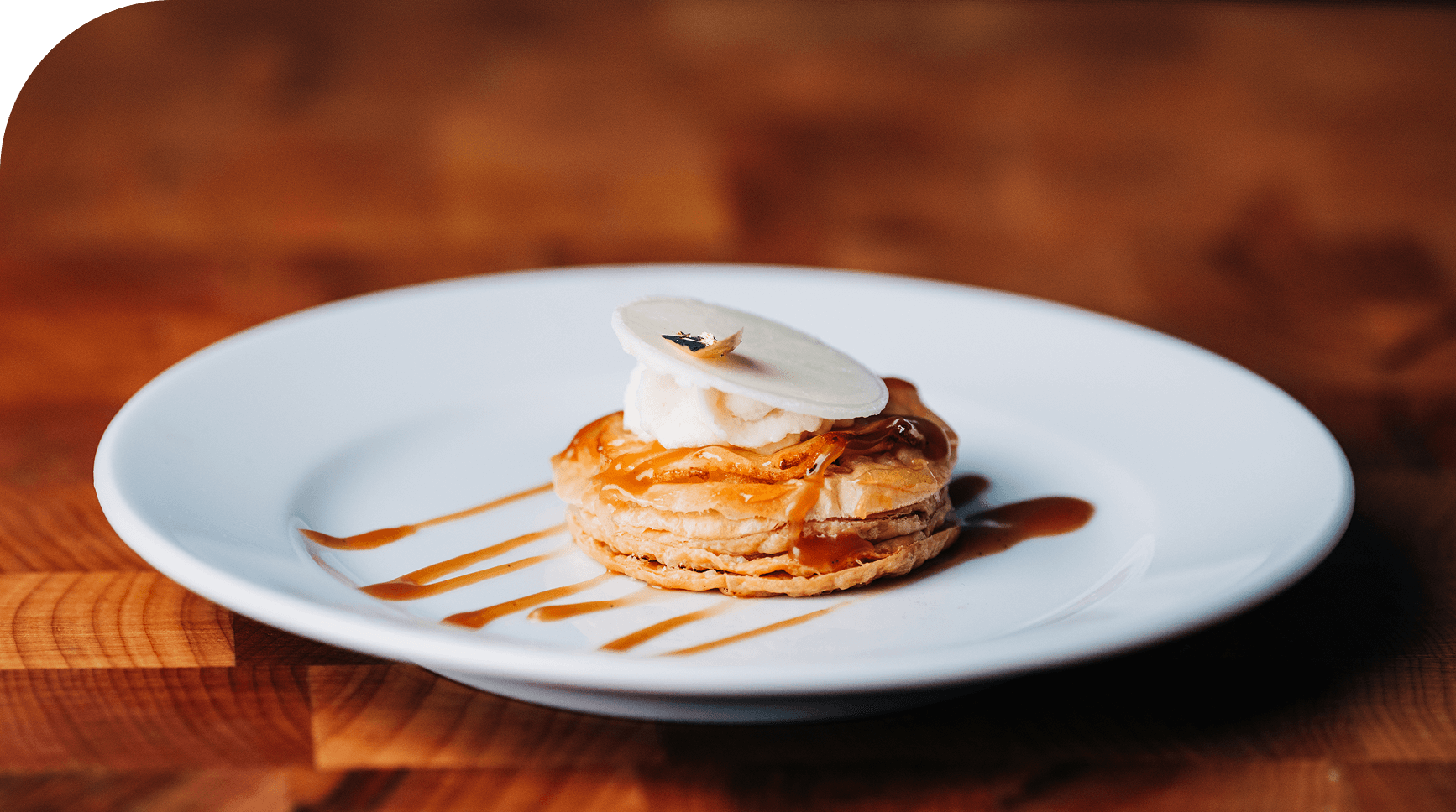 Wolfgang Puck Catering Winter Menu Plated Dessert